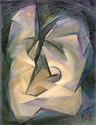 Kurt Schwitters, Abstraktion No 9 (Bindeschlips.), 1918
