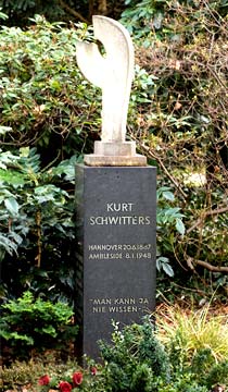 Das Grab der Familie von Kurt Schwitters in Hannover, 2007 